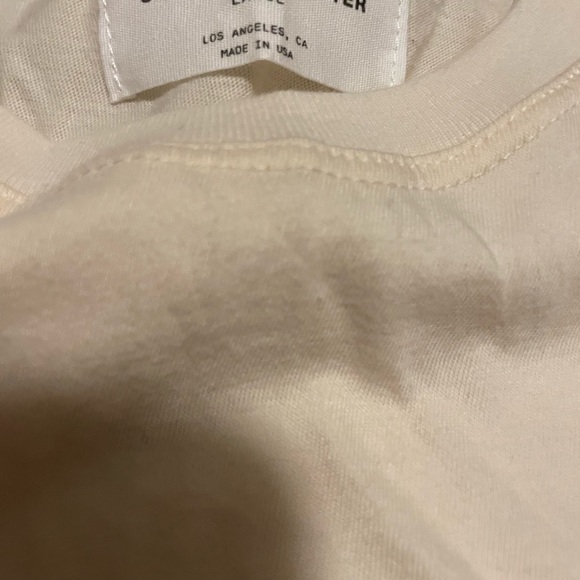 Spiritual Gangster Lovers Club Muscle Tank NWT Large Cream Red Graphic MSRP $64 - Picture 4 of 4